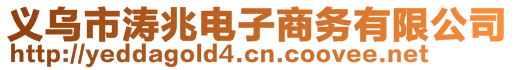 義烏市濤兆電子商務有限公司