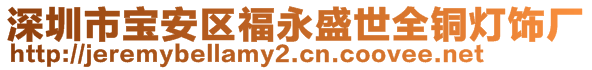 深圳市寶安區(qū)福永盛世全銅燈飾廠