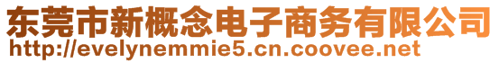 東莞市新概念電子商務(wù)有限公司