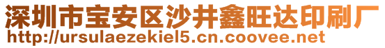 深圳市宝安区沙井鑫旺达印刷厂