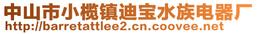 中山市小欖鎮(zhèn)迪寶水族電器廠(chǎng)