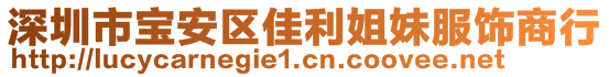 深圳市寶安區(qū)佳利姐妹服飾商行