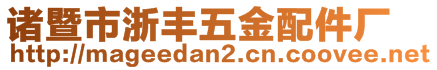 諸暨市浙豐五金配件廠