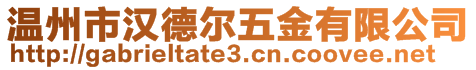 溫州市漢德爾五金有限公司
