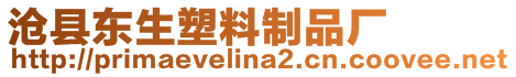 滄縣東生塑料制品廠