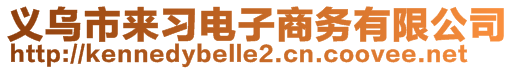 義烏市來習(xí)電子商務(wù)有限公司