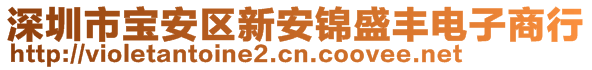 深圳市寶安區新安錦盛豐電子商行