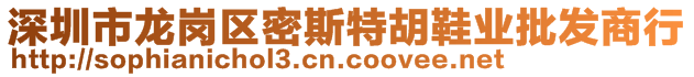 深圳市龙岗区密斯特胡鞋业批发商行