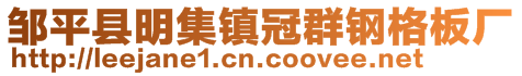 邹平县明集镇冠群钢格板厂