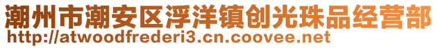 潮州市潮安區浮洋鎮創光珠品經營部