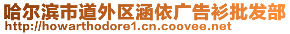 哈尔滨市道外区涵依广告衫批发部