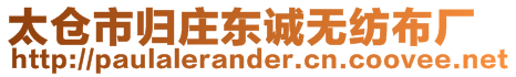 太倉(cāng)市歸莊東誠(chéng)無(wú)紡布廠