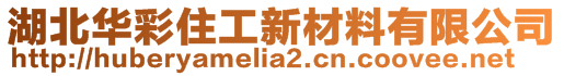 湖北華彩住工新材料有限公司