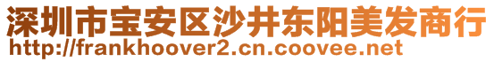 深圳市宝安区沙井东阳美发商行