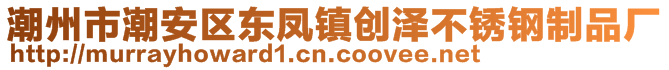 潮州市潮安区东凤镇创泽不锈钢制品厂