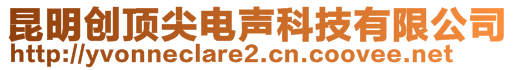 昆明創(chuàng)頂尖電聲科技有限公司