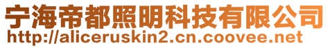 寧海帝都照明科技有限公司