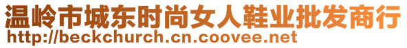 温岭市城东时尚女人鞋业批发商行