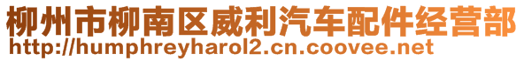 柳州市柳南區(qū)威利汽車配件經營部