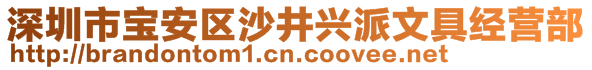 深圳市寶安區(qū)沙井興派文具經(jīng)營(yíng)部