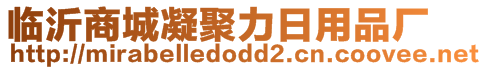 臨沂商城凝聚力日用品廠