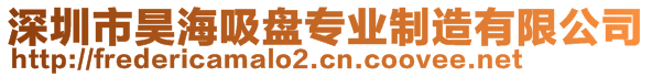 深圳市昊海吸盤專業(yè)制造有限公司