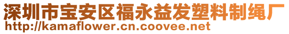 深圳市寶安區(qū)福永益發(fā)塑料制繩廠