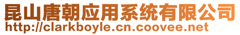昆山唐朝應(yīng)用系統(tǒng)有限公司