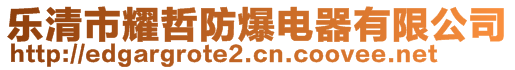 樂清市耀哲防爆電器有限公司