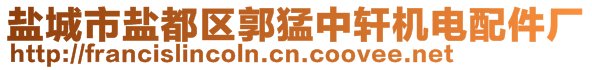 鹽城市鹽都區(qū)郭猛中軒機(jī)電配件廠