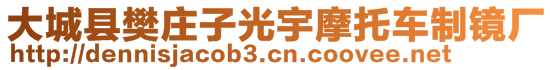 大城縣樊莊子光宇摩托車制鏡廠