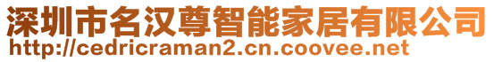 深圳市名漢尊智能家居有限公司