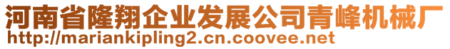 河南省隆翔企業(yè)發(fā)展公司青峰機械廠