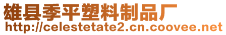 雄县季平塑料制品厂