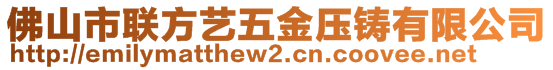 佛山市聯(lián)方藝五金壓鑄有限公司