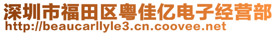 深圳市福田區(qū)粵佳億電子經(jīng)營部