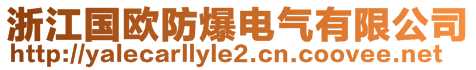 浙江國(guó)歐防爆電氣有限公司