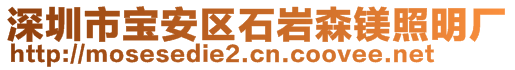 深圳市寶安區(qū)石巖森鎂照明廠