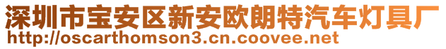 深圳市寶安區(qū)新安歐朗特汽車燈具廠