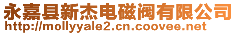 永嘉縣新杰電磁閥有限公司