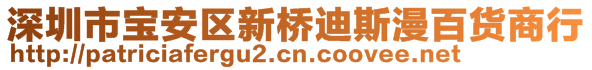 深圳市寶安區(qū)新橋迪斯漫百貨商行