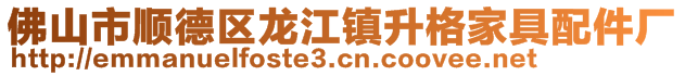 佛山市顺德区龙江镇升格家具配件厂