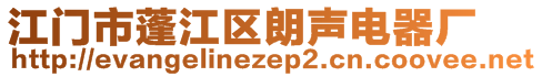 江門市蓬江區(qū)朗聲電器廠