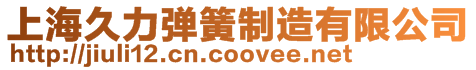 上海久力彈簧制造有限公司