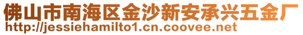 佛山市南海区金沙新安承兴五金厂