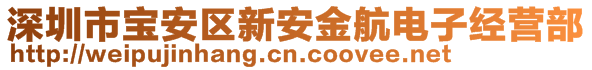 深圳市宝安区新安金航电子经营部