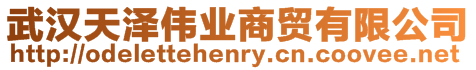 武漢天澤偉業商貿有限公司