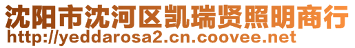 沈陽市沈河區(qū)凱瑞賢照明商行