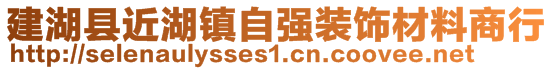 建湖县近湖镇自强装饰材料商行