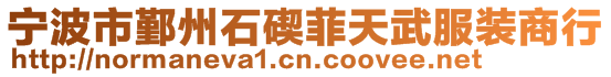 寧波市鄞州石碶菲天武服裝商行